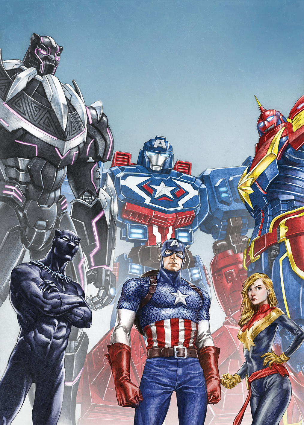 Mech Shadows: постер из коллекции Marvel