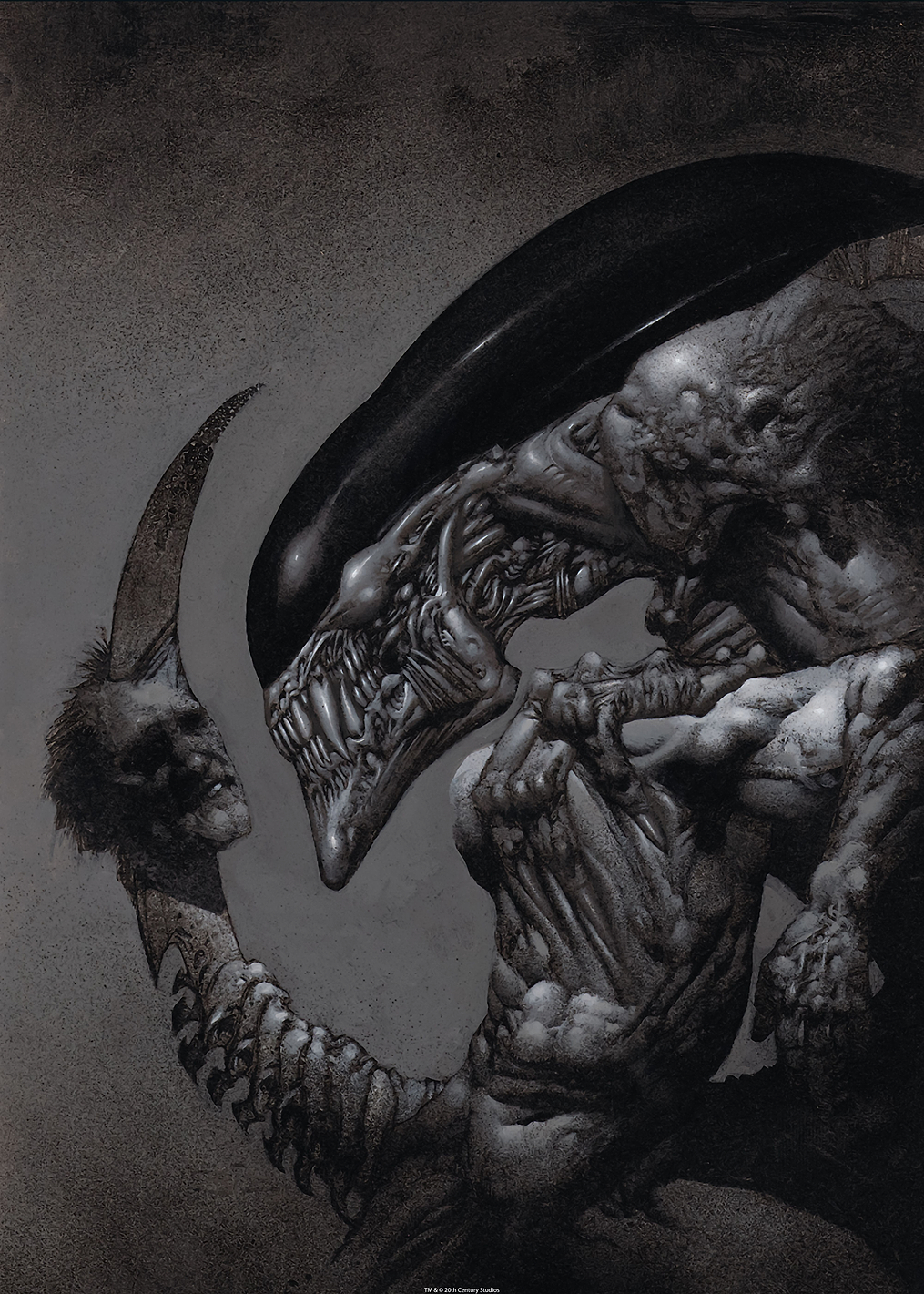 Grayscale Alien: постер из коллекции Alien