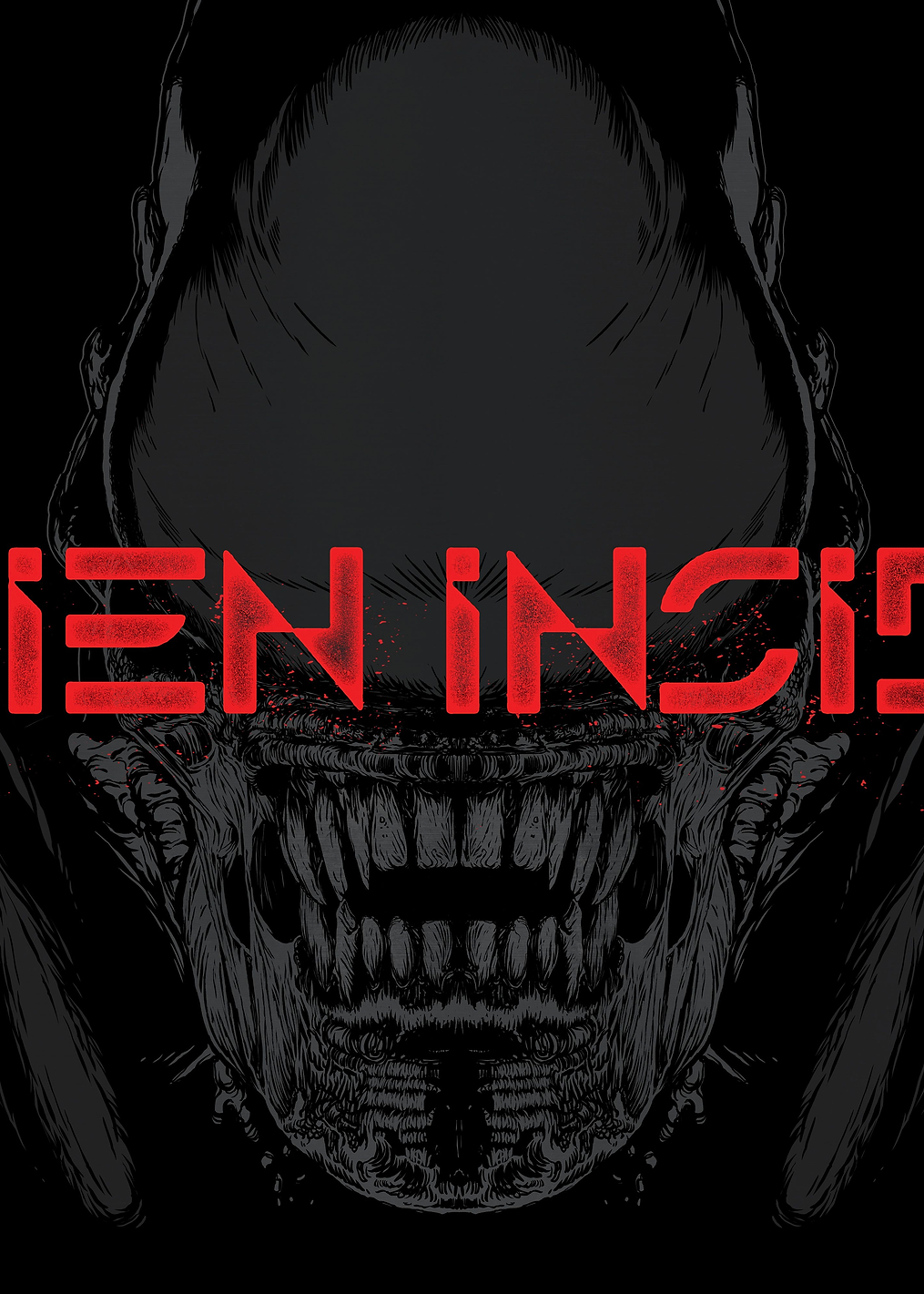 Alien Inside Horizontal: постер из коллекции Alien