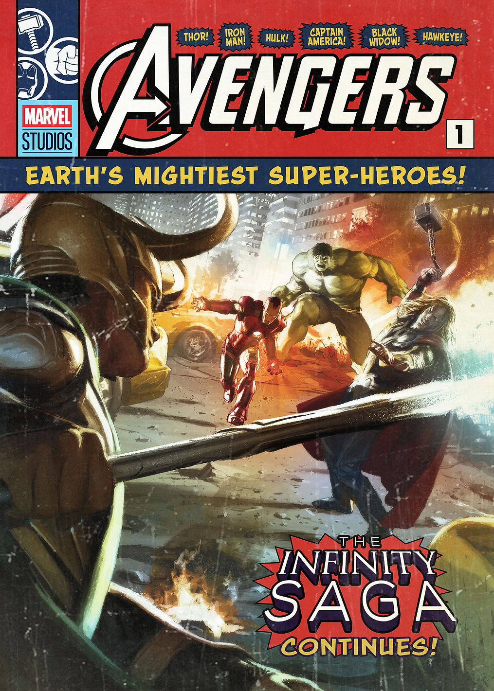 Avengers the Infinity Saga Continues: постер из коллекции Marvel