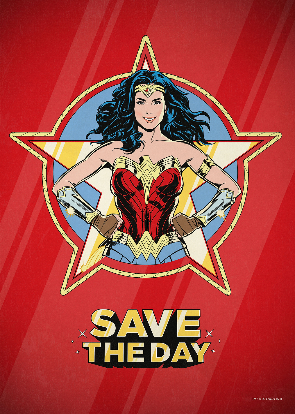 Save the Day: постер из коллекции DC Comics