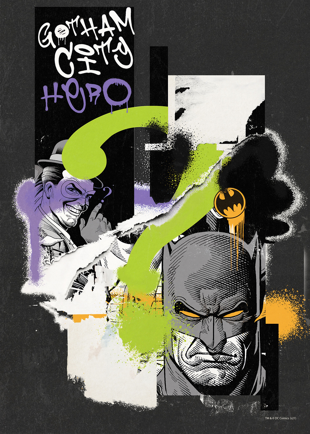 Batman Gotham City Hero: постер из коллекции DC Comics