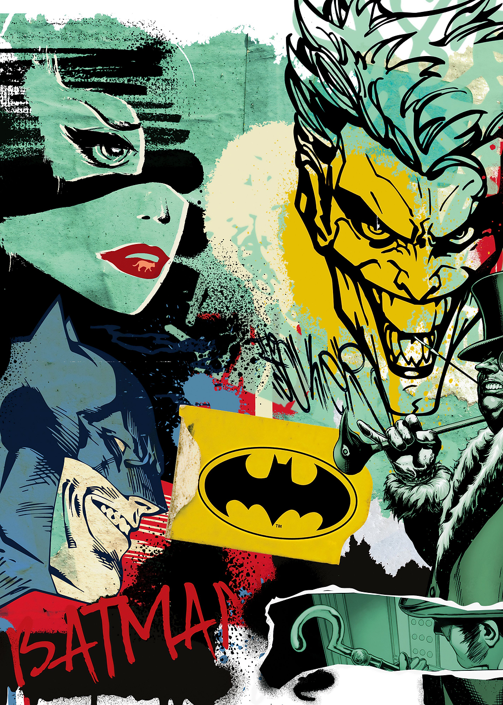 DC Comics Collage: постер из коллекции DC Comics