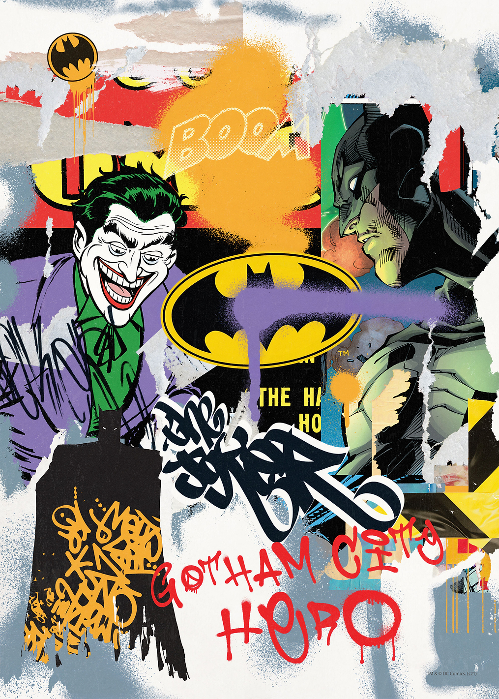 DC Comics Collage: постер из коллекции DC Comics