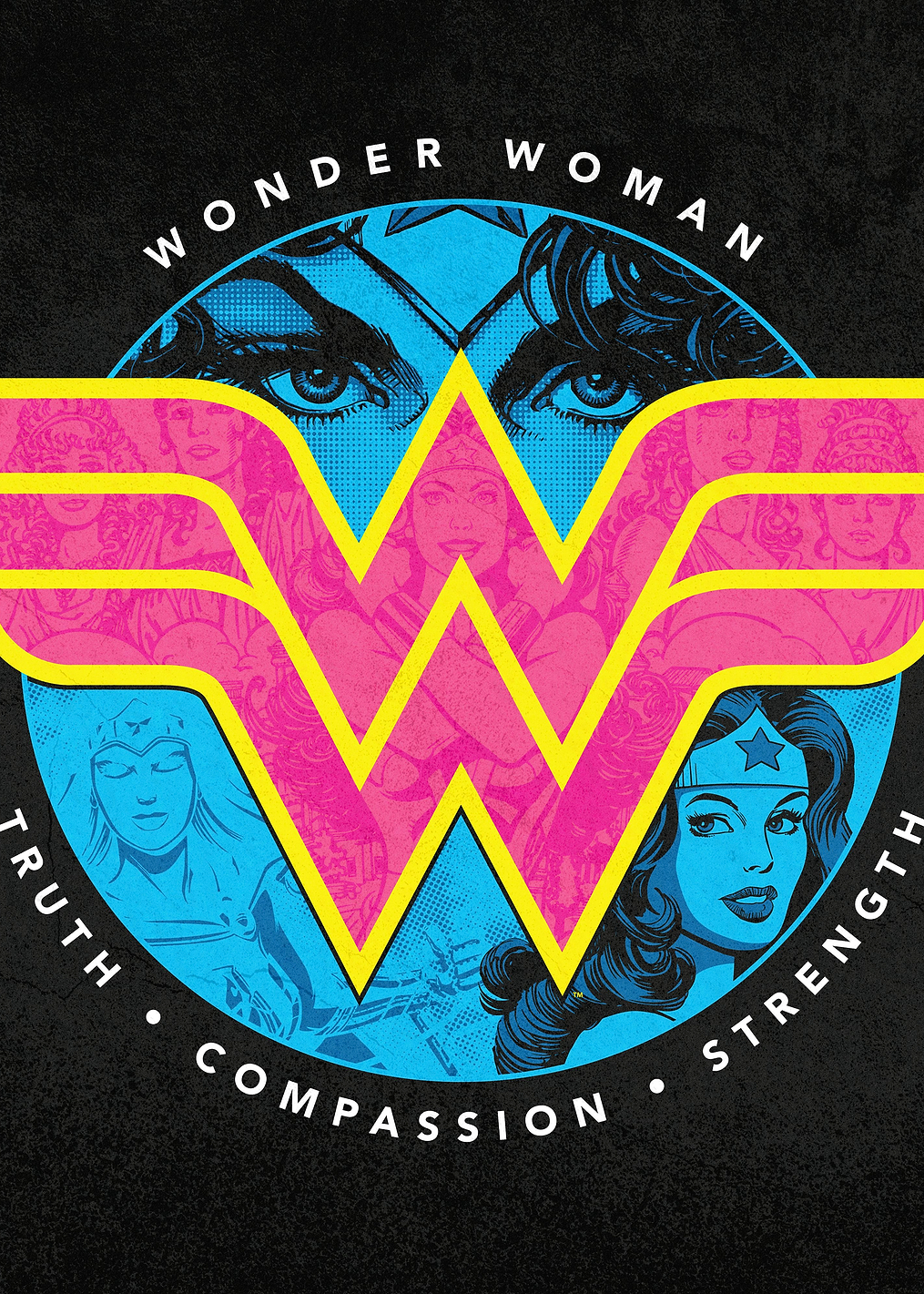 Truth x Compassion x Strenght: постер из коллекции DC Comics