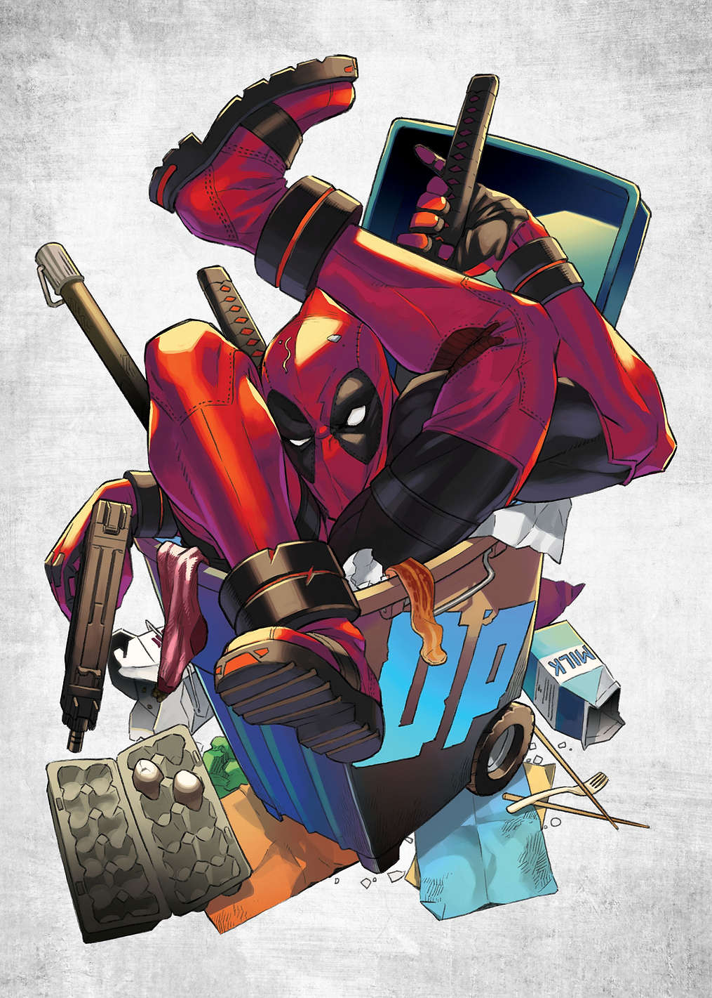Knotted Up Deadpool: постер из коллекции Marvel