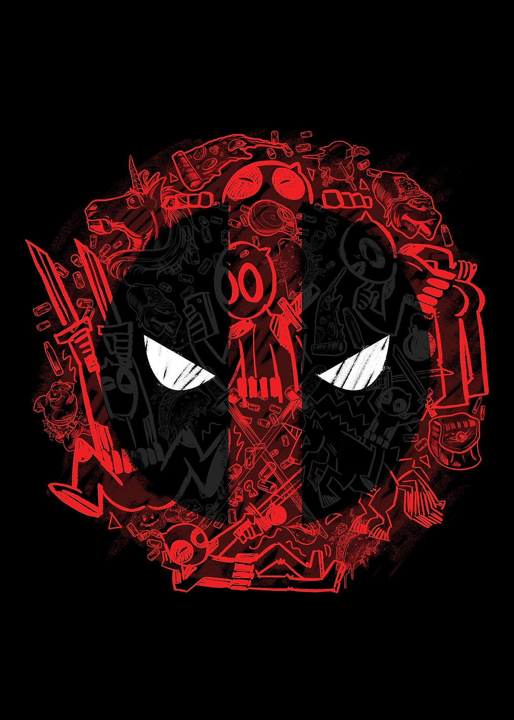 Deadpool Sign: постер из коллекции Marvel