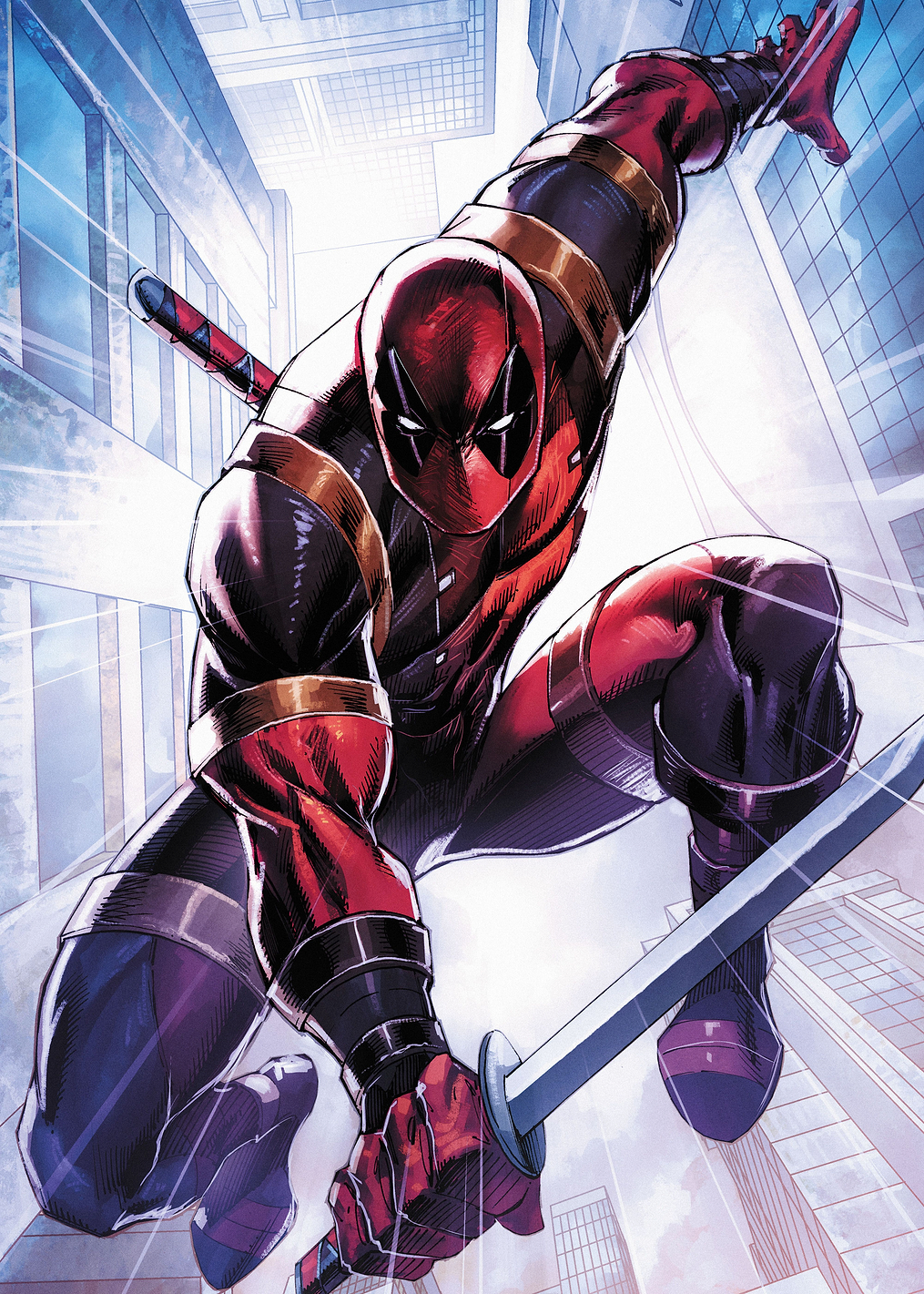 Deadpool Action Pose: постер из коллекции Marvel