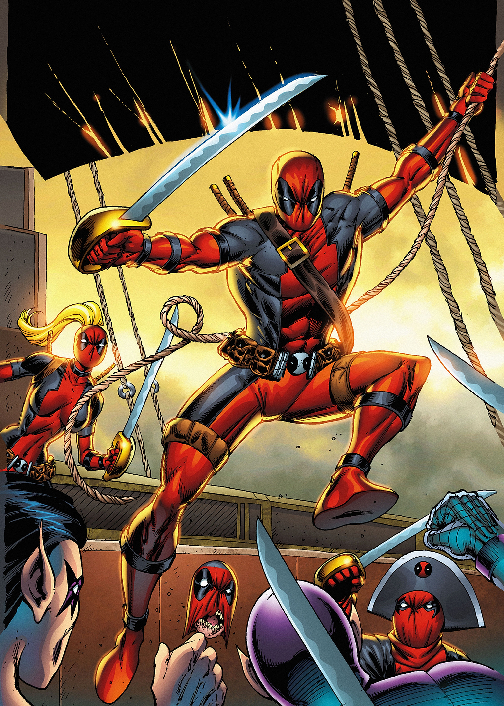 Deadpool with a Sword: постер из коллекции Marvel