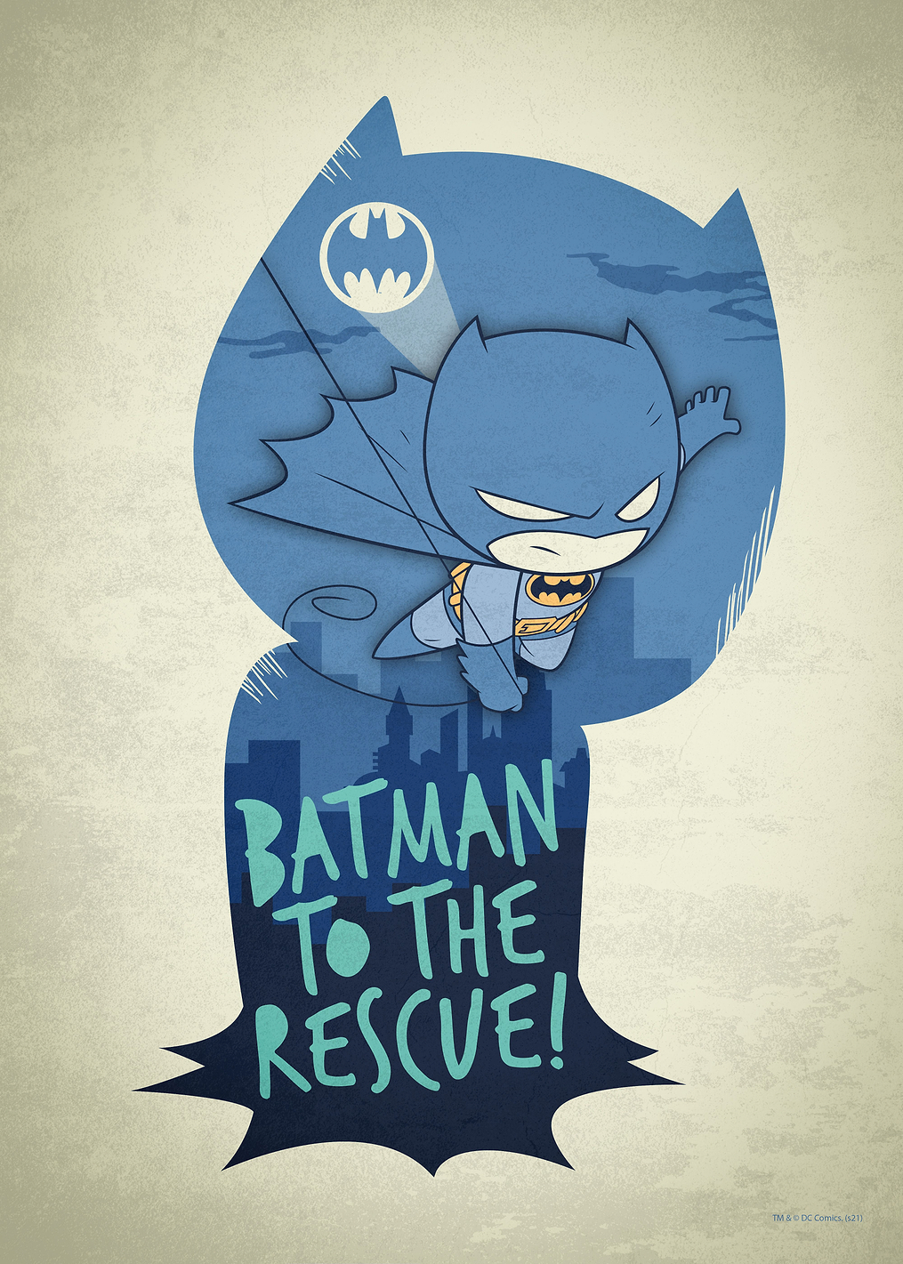 Batman to the rescue!: постер из коллекции DC Comics
