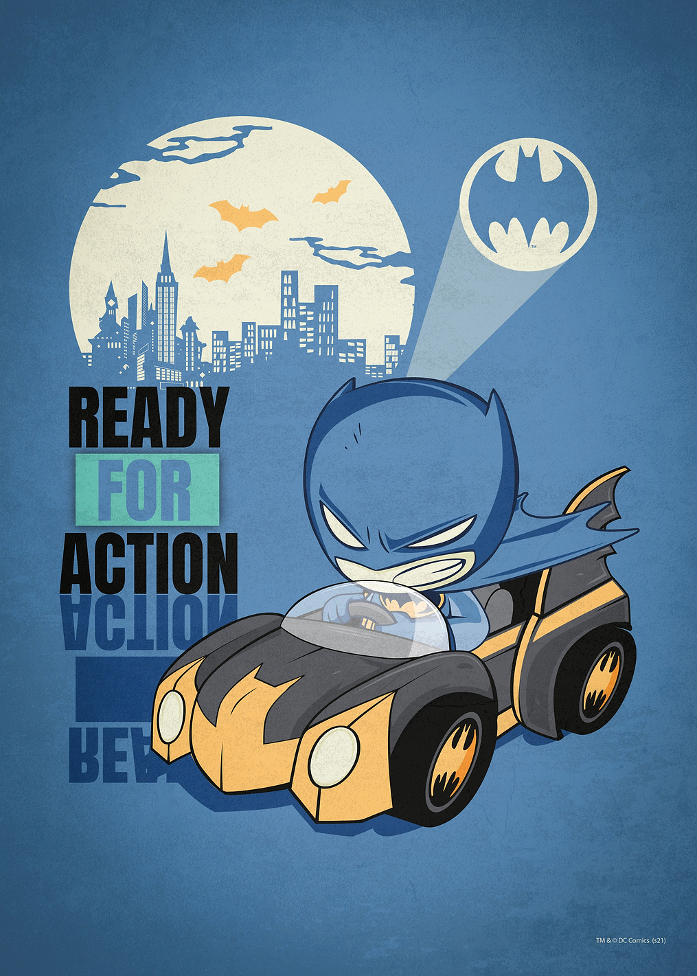 Batman. Ready for action.: постер из коллекции DC Comics
