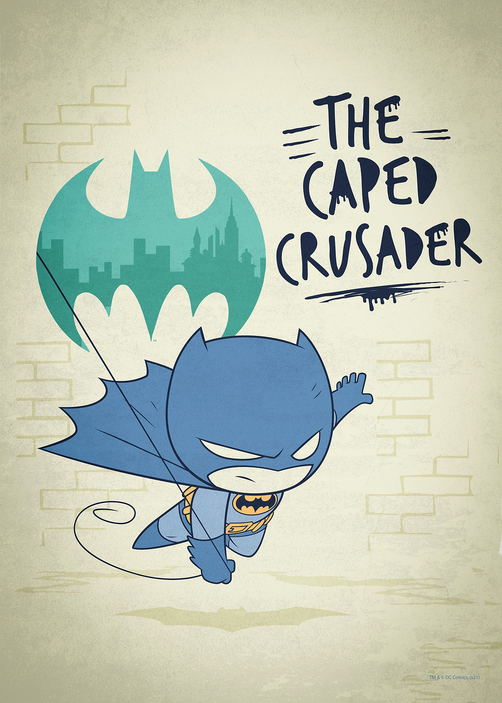The Caped Crusader: постер из коллекции DC Comics