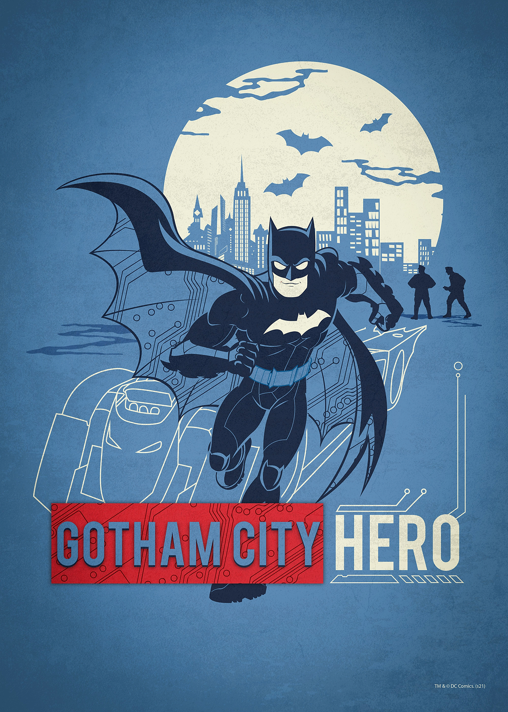 Gotham City Hero: постер из коллекции DC Comics