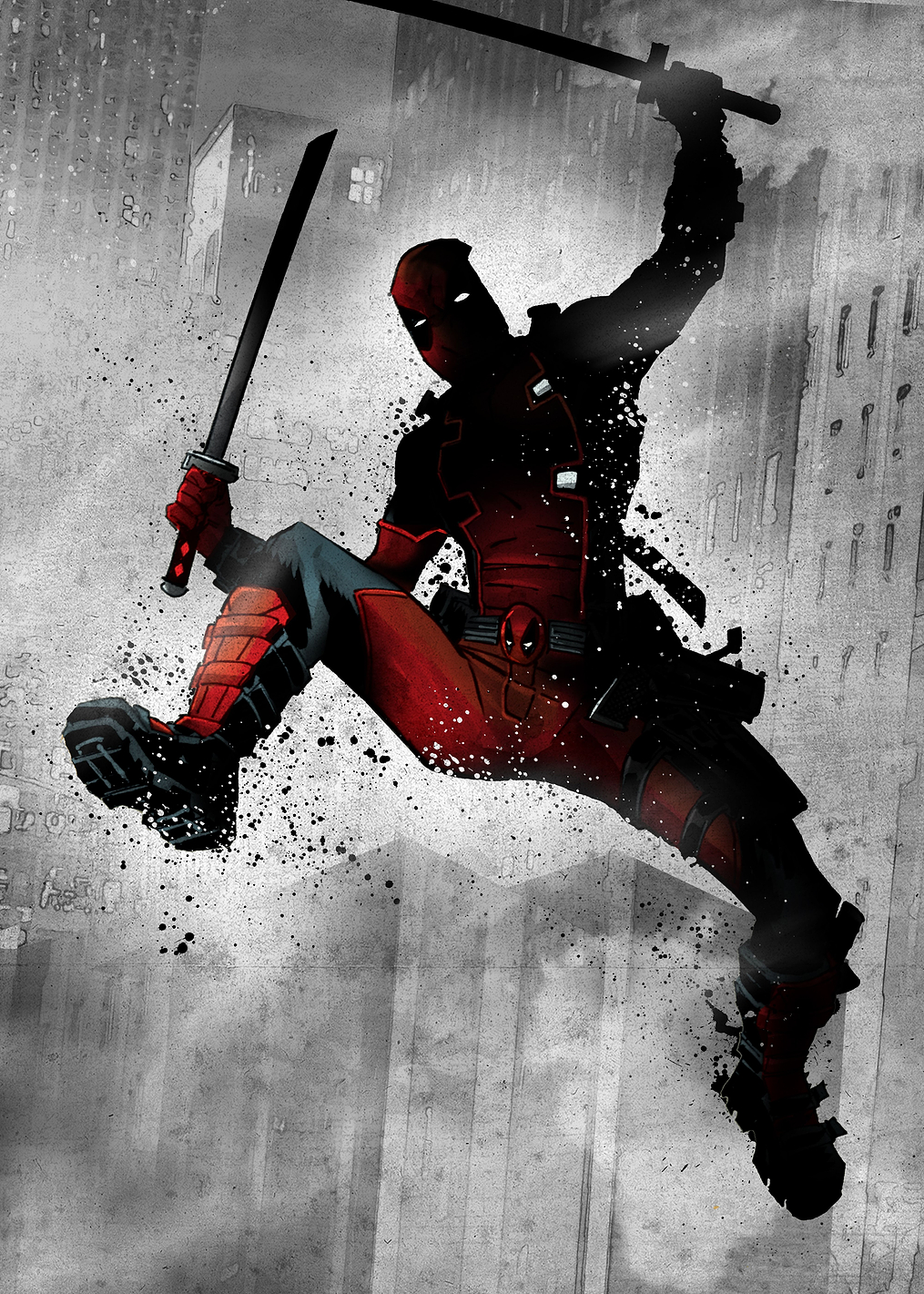 Dark Edition Deadpool: постер из коллекции Marvel