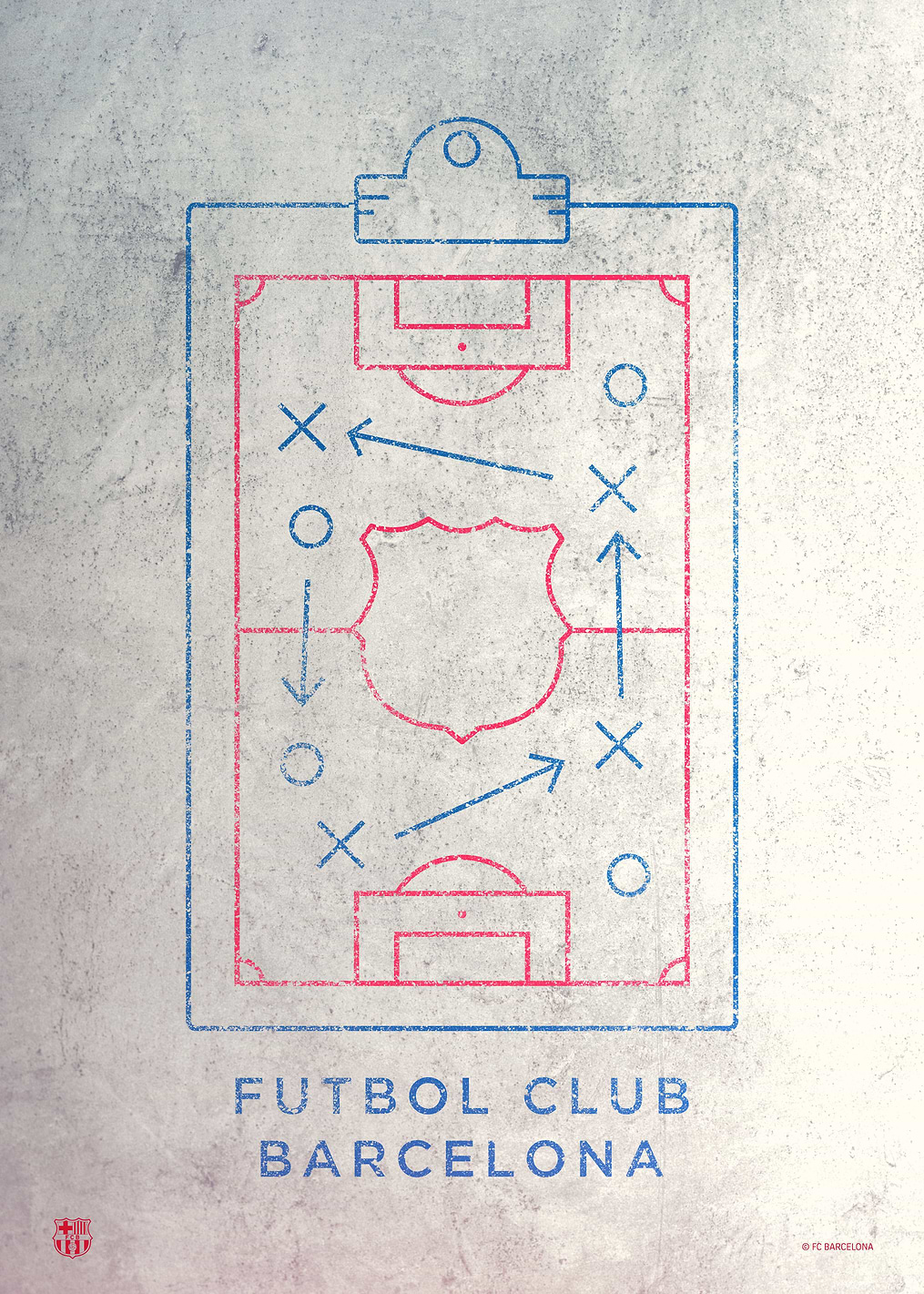 Futbol Club Barcelona: постер из коллекции Barça