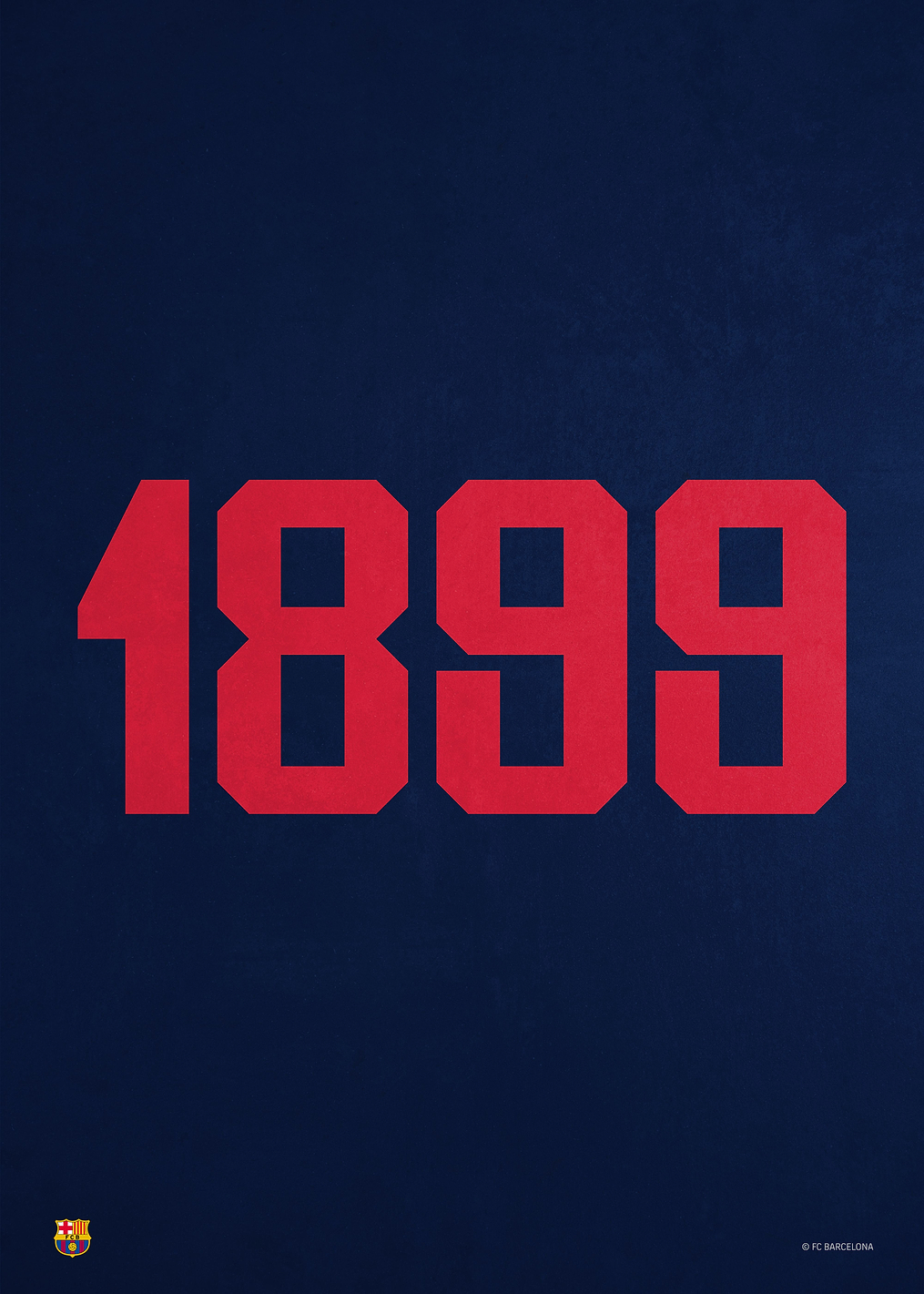 1899: постер из коллекции Barça