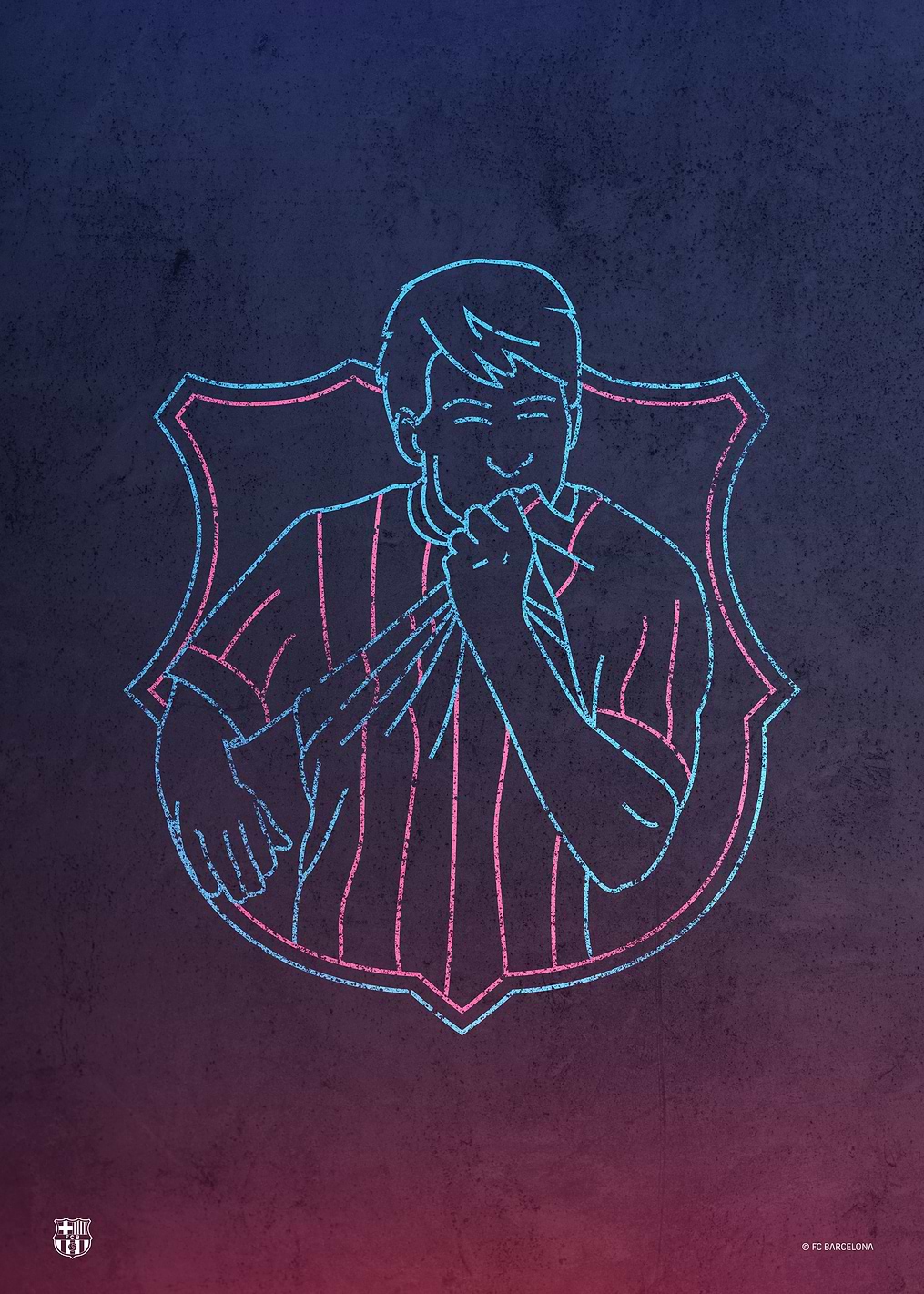 Barca Player Crest: постер из коллекции Barça