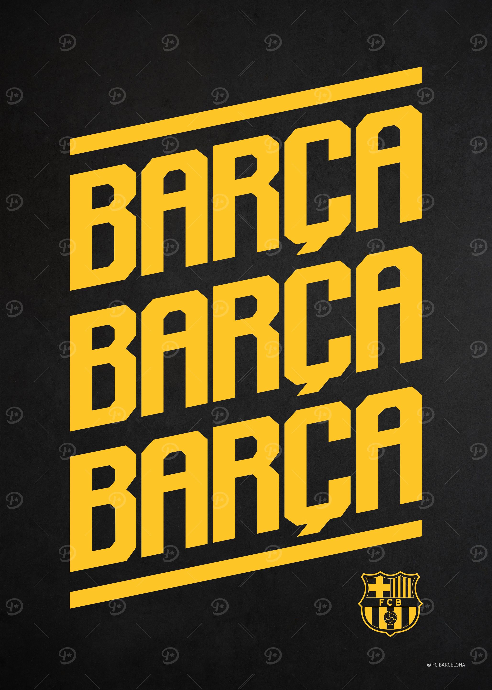 Barca black: постер из коллекции Barça