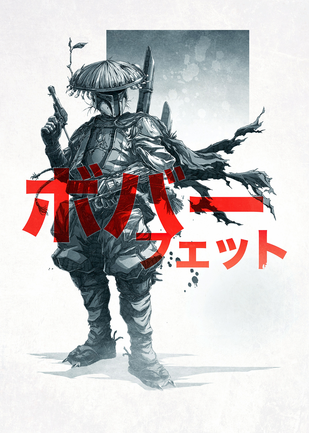 Boba Fett Samurai Visions: постер из коллекции Star Wars