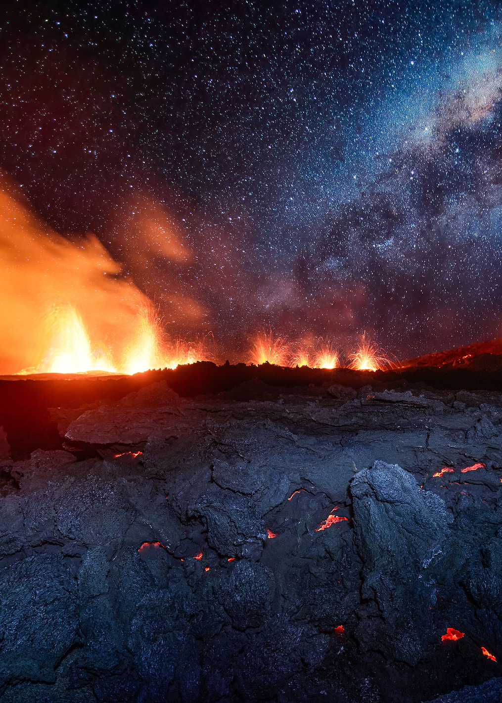 Fire and sky: постер из коллекции World Class Photos
