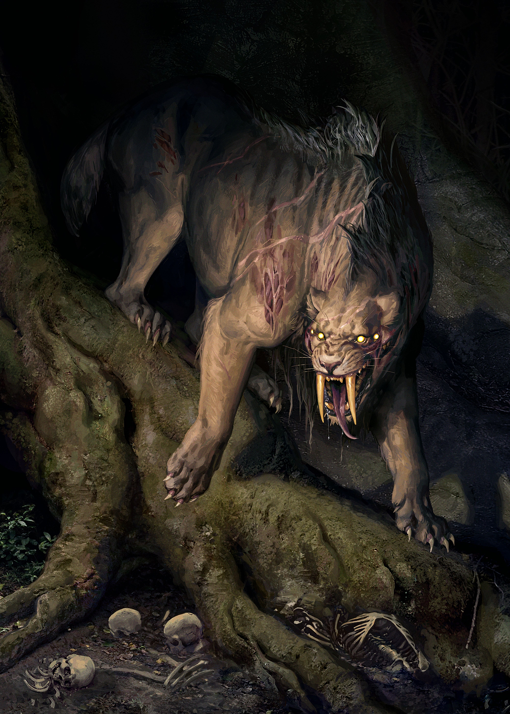 Sabre Tooth Tiger: постер из коллекции Gwent
