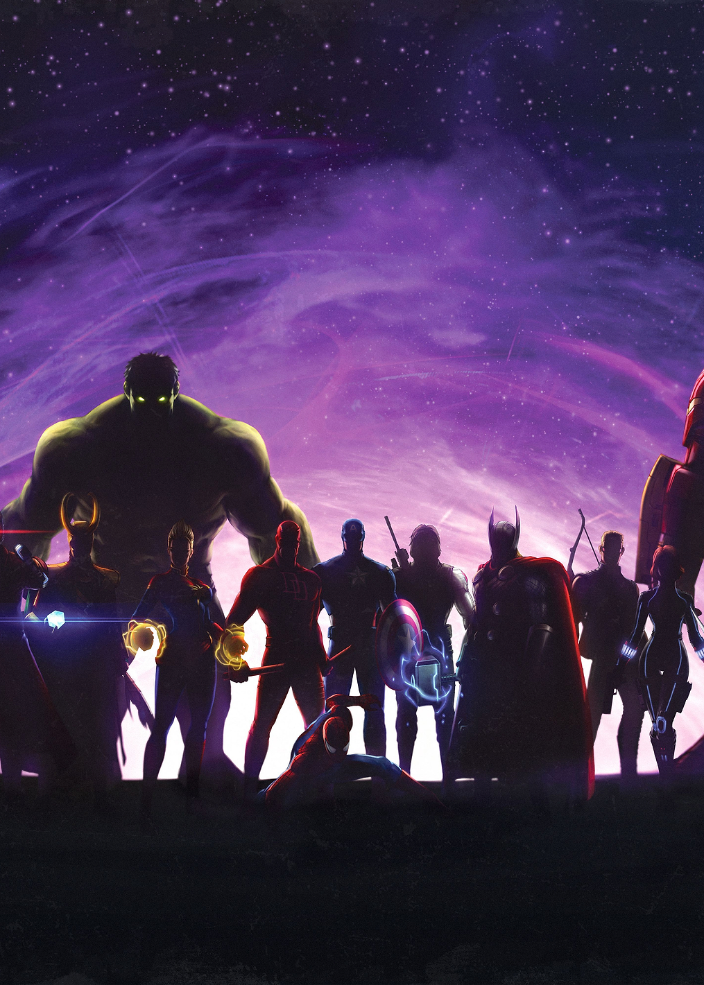 The Future Fight Characters: постер из коллекции Marvel
