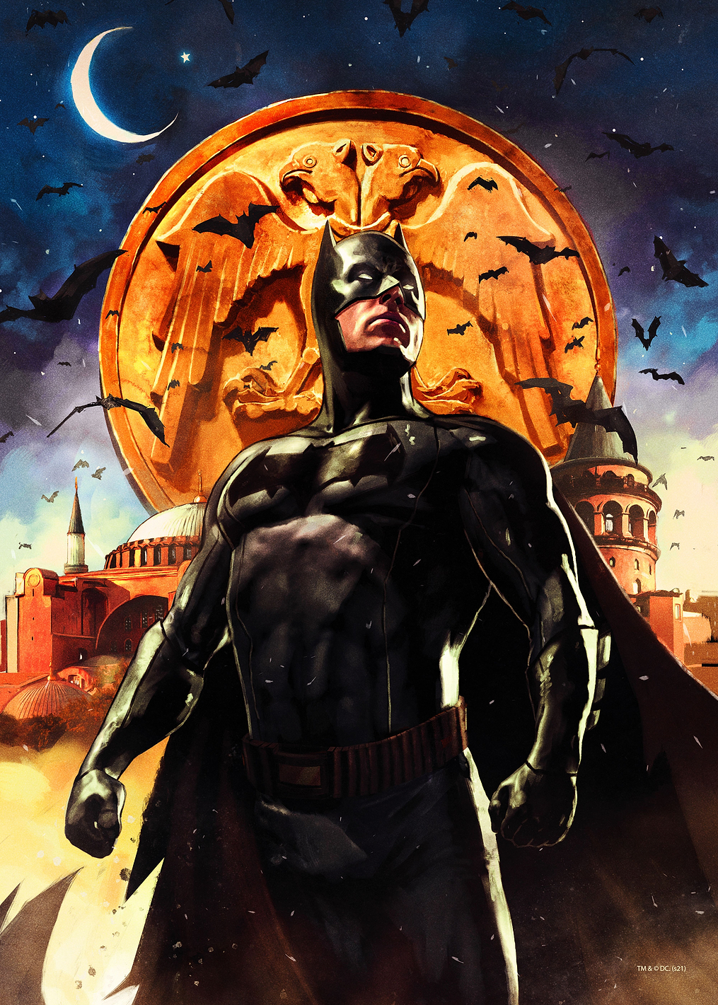 Batman The World Illustration Turkey: постер из коллекции DC Comics
