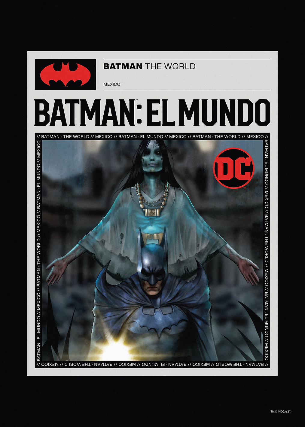 Batman The World Mexico: постер из коллекции DC Comics