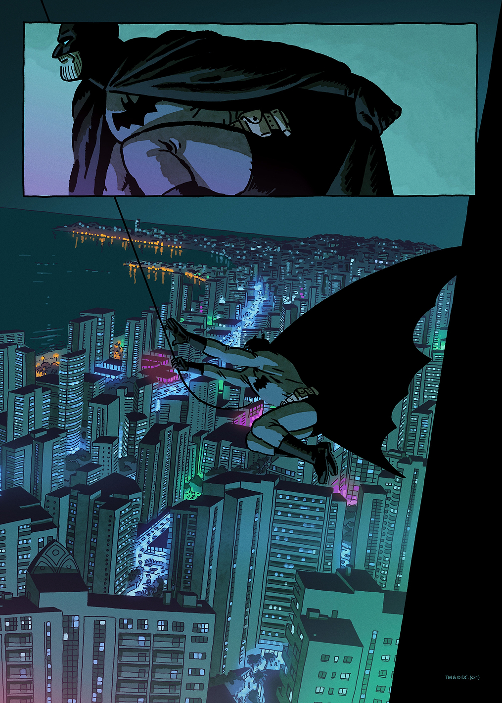 Batman The World Illustration Spain: постер из коллекции DC Comics