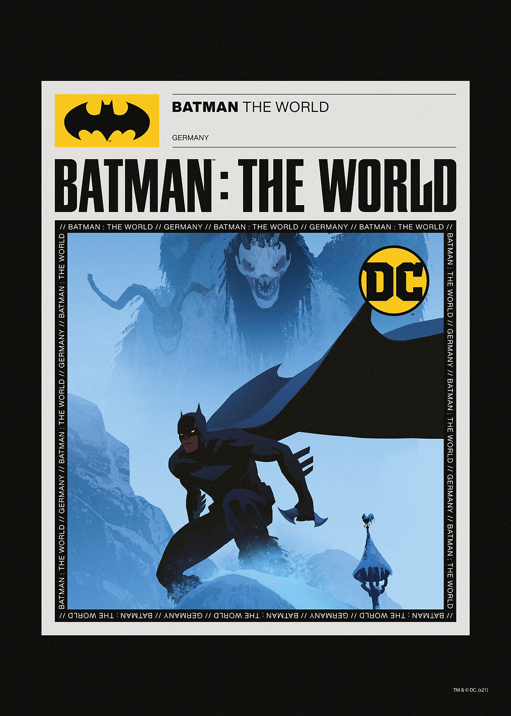 Batman The World Germany: постер из коллекции DC Comics