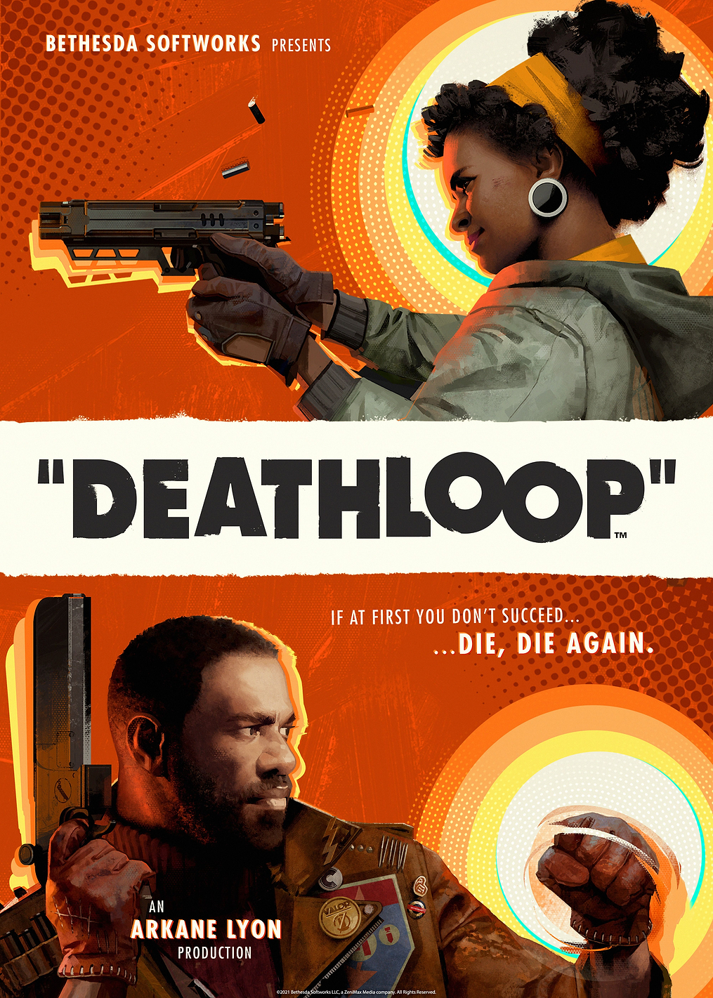 Deathloop Key Art Vert: постер из коллекции Deathloop