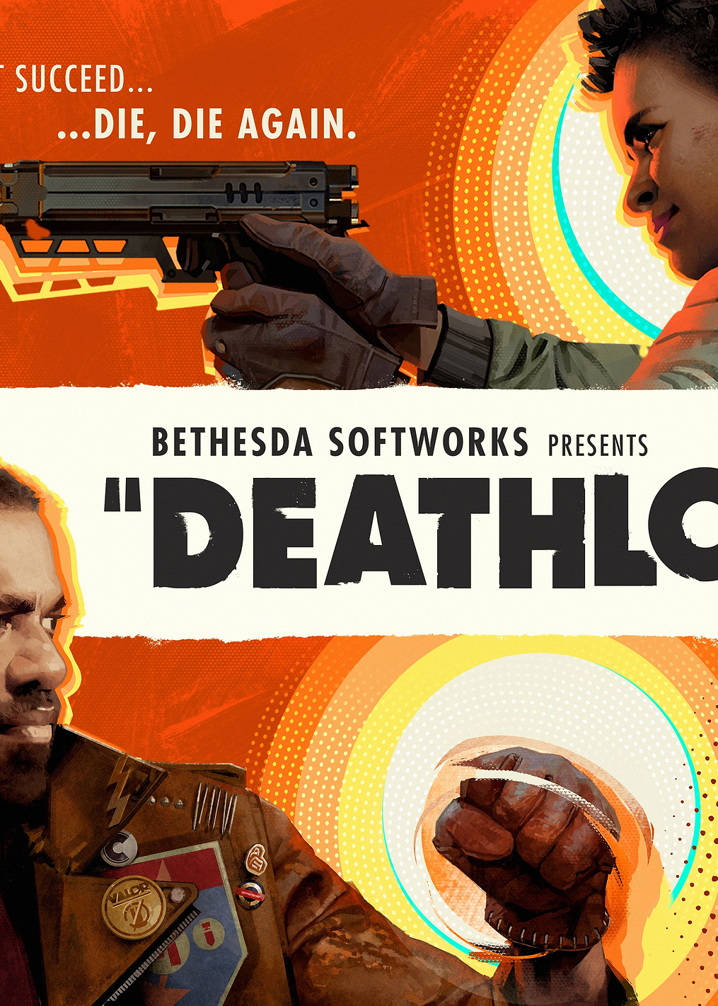 Deathloop Guns Text: постер из коллекции Deathloop