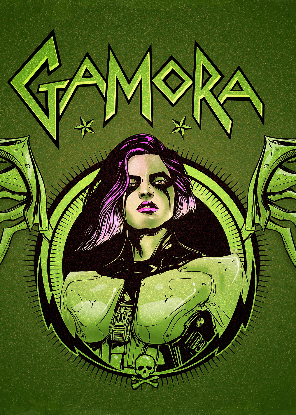 Gamora: постер из коллекции Marvel