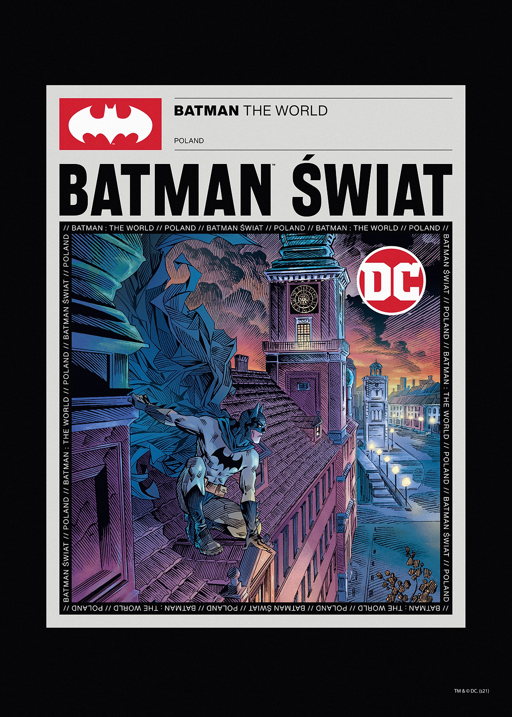 Batman the World Poland: постер из коллекции DC Comics