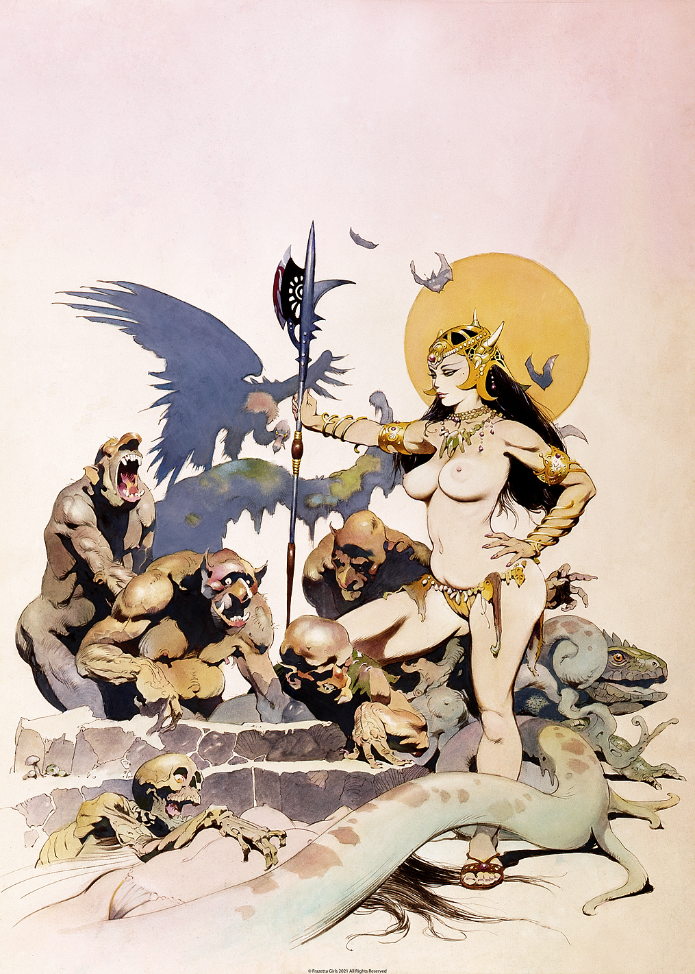 Ghoul Queen: постер из коллекции Frank Frazetta