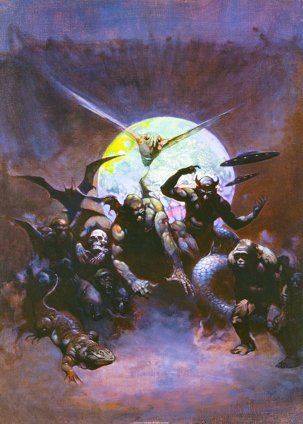 Strange Creatures: постер из коллекции Frank Frazetta