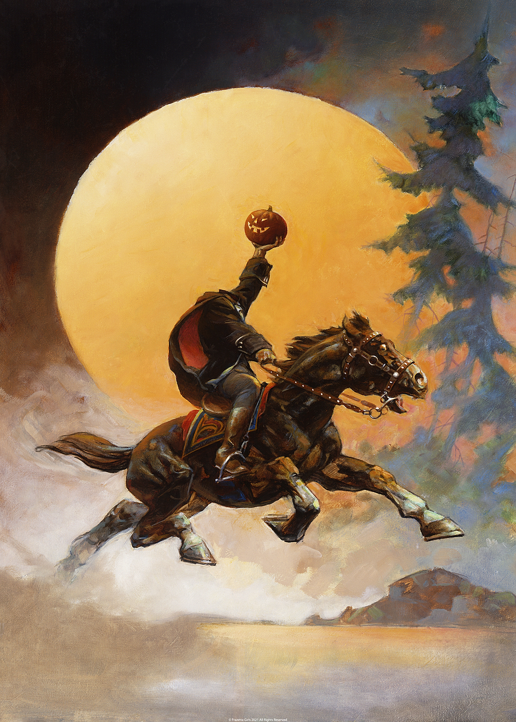 Headless Horseman: постер из коллекции Frank Frazetta