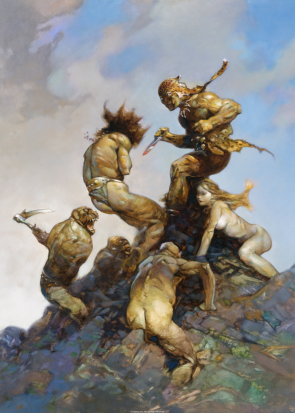Jaguar God: постер из коллекции Frank Frazetta