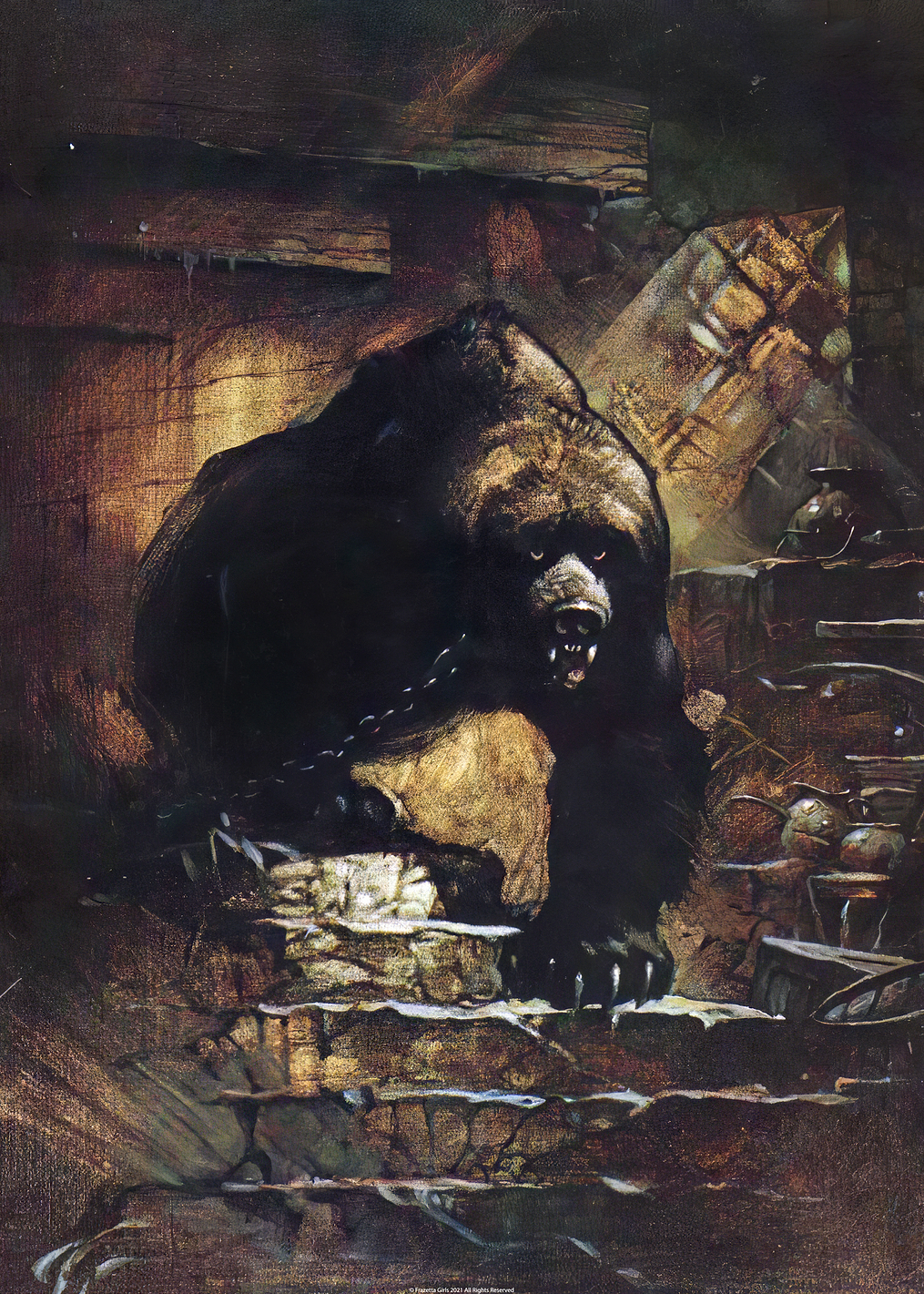 The Bear: постер из коллекции Frank Frazetta