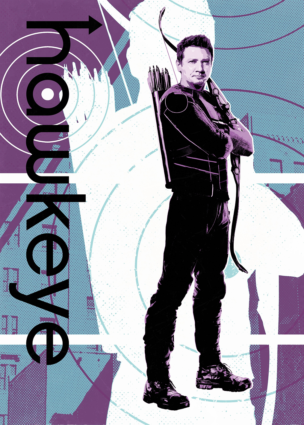 Hawkeye figure: постер из коллекции Marvel