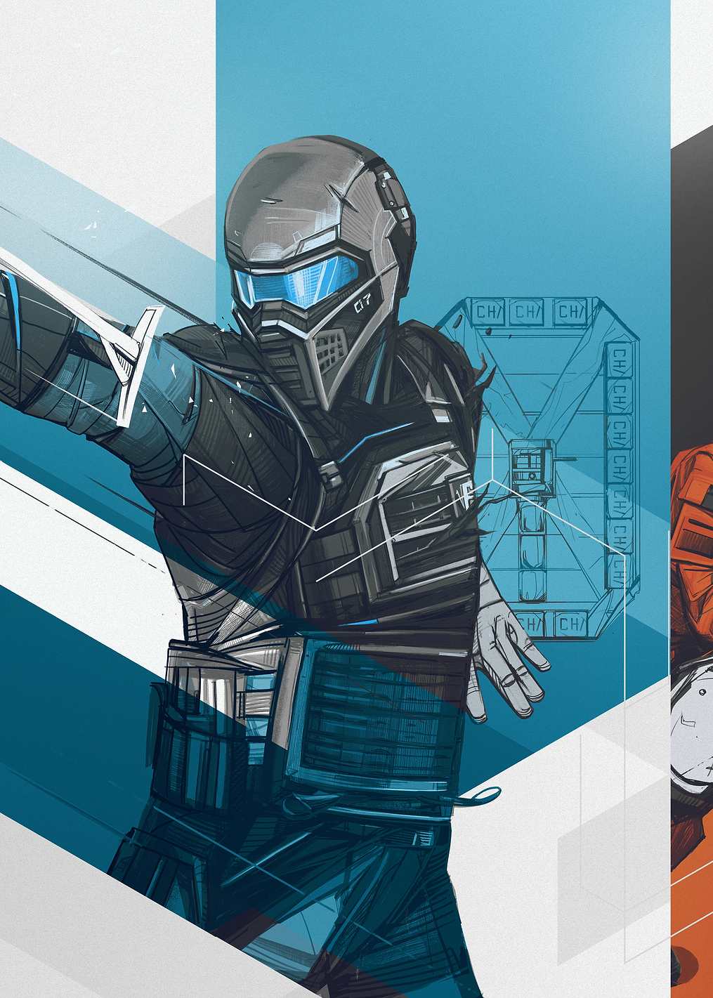 Vigil And Thermite: постер из коллекции Six Siege
