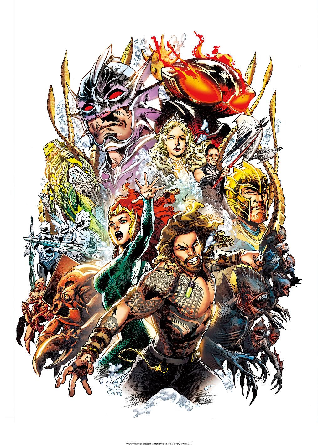 Aquaman Movie Key Art 2: постер из коллекции DC Comics