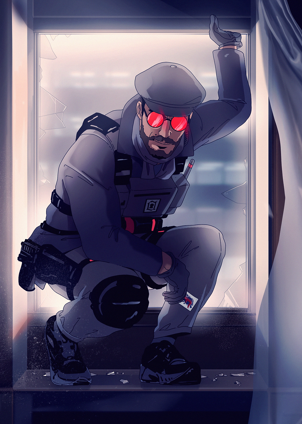 Crimson Heist In Action: постер из коллекции Six Siege