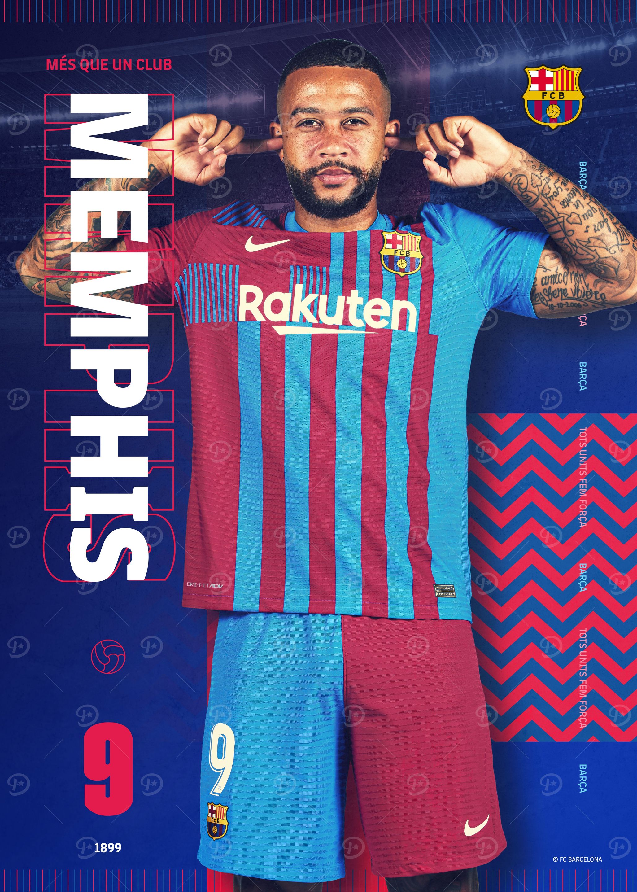 Memphis: постер из коллекции Barça