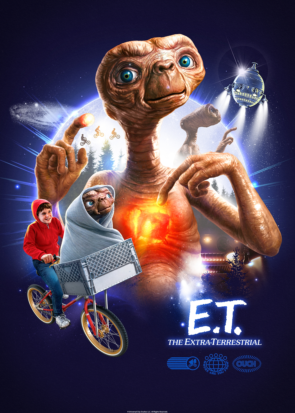 E.T. collage design: постер из коллекции E.T.