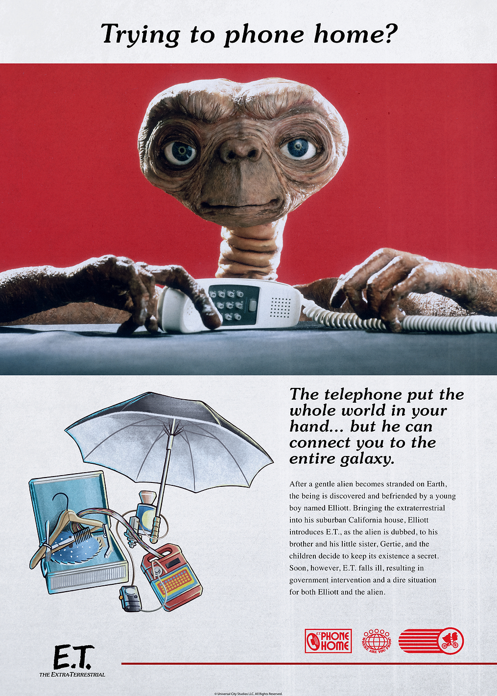Trying to phone home?: постер из коллекции E.T.