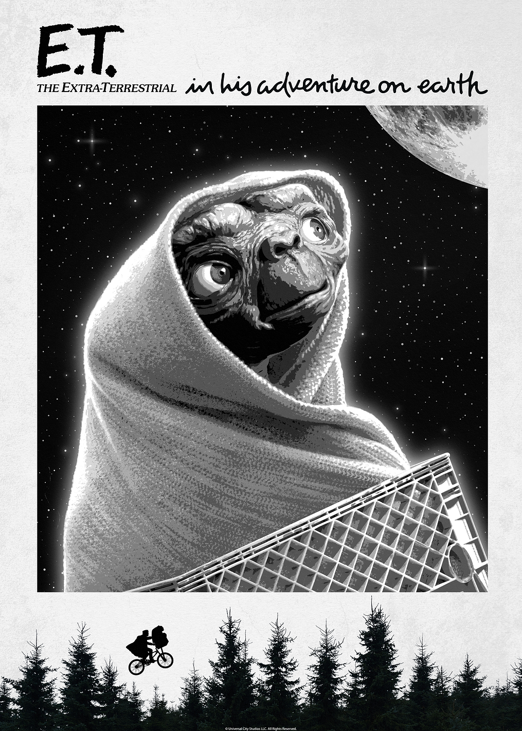 Black and White design: постер из коллекции E.T.