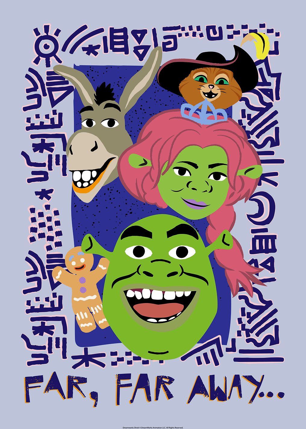 Family and Friends: постер из коллекции Shrek