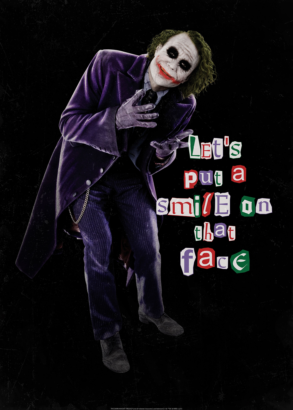 Let's put a smile on that face: постер из коллекции DC Comics