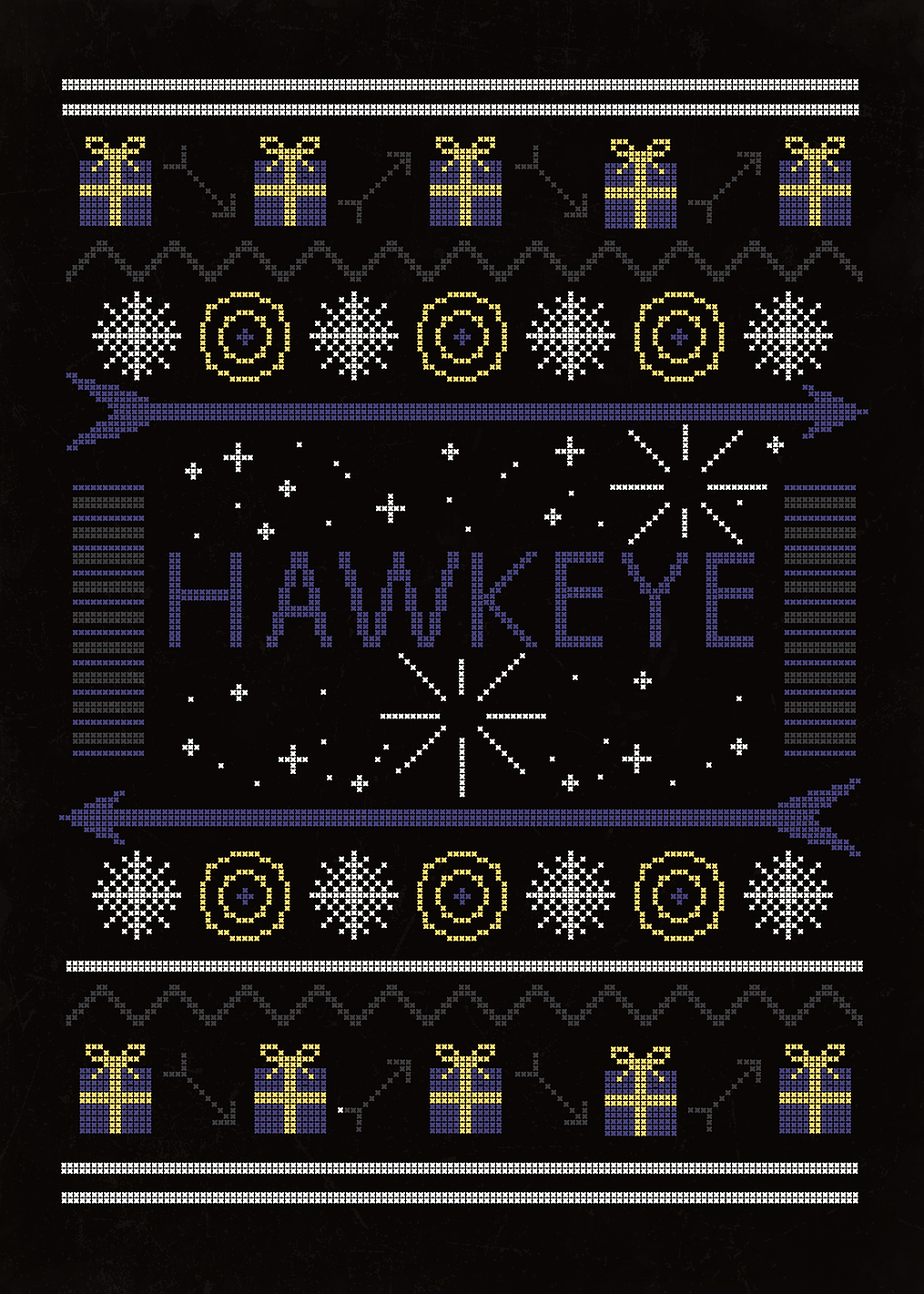Hawkeye pattern: постер из коллекции Marvel
